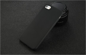 Луксозен силиконов гръб ТПУ ултра тънък МАТ за Apple iPhone 6 Plus 5.5 / Apple iPhone 6s Plus 5.5 черен